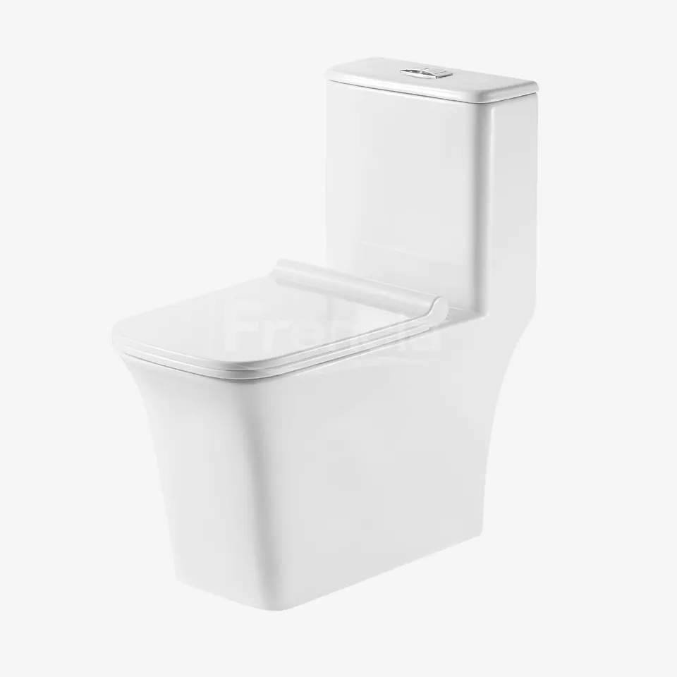 Frencia one-piece toilet, square