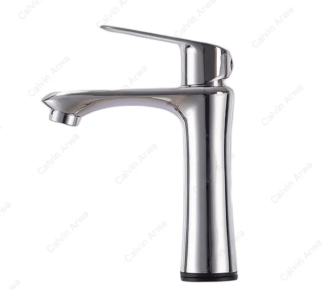 Single-lever basin mixer, chrome