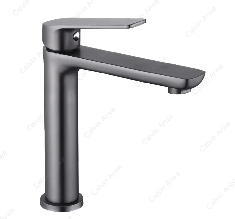 Basin mixer, matt black